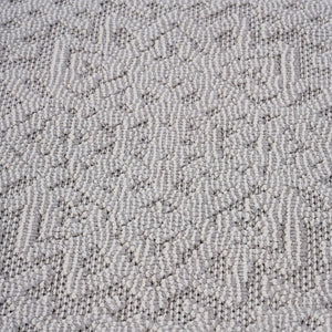 English Elm Loom Medallion Area Rug 2X8 In White/Ivory - Stylish, Stain-Resistant Indoor/Outdoor Runner Rug B335P289635