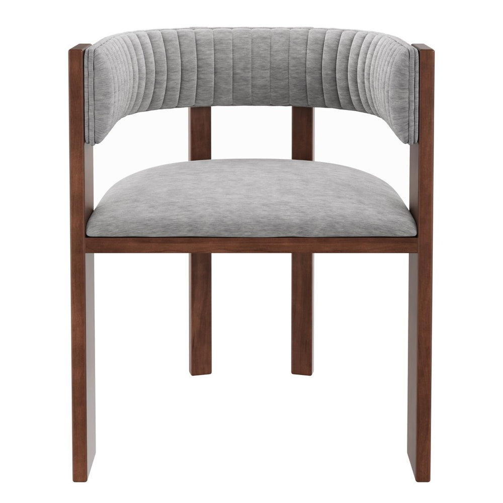 English Elm Unique Bentwood Sculptural Dining Chair Set with Cushioned Seat for Kitchen Use T3609P482846