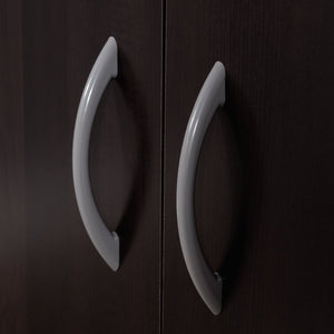 English Elm Dresser, Versatile Brown-Finish Storage Solution For Compact Spaces – Stylish & Functional Design B356P367895