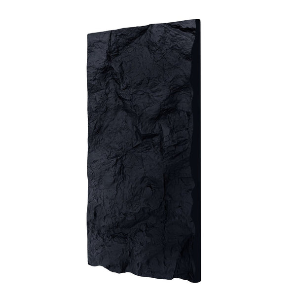 English Elm 3d Faux Rock Stone Polyurethane Wall Panels Lightweight Waterproof Interior Accent Set Antique Black W347P464225