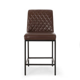 Christopher Knight Home® - Noble House - Osgood Contemporary Diamond Stitch Counter Stools (Set of 2)