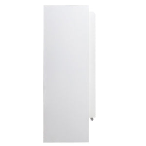 English Elm Kitchen Pantry Cabinet Freestanding Melamine Storage with Shelves for Dining Room White W331P435940
