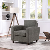 OSP Home Furnishings Venus Club Chair Charcoal