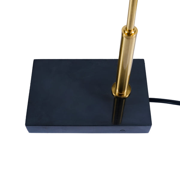 English Elm Ashcroft Furniture - High Quality Hotel Lumora Table Lamp - Elegant Black & White Design With Marble Base For Any Room B183P315117