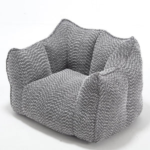 English Elm Sofa plush beanbag chair with superfiber cover and resilient foam filling for ultimate home comfort and relaxation Grey W1996P252268