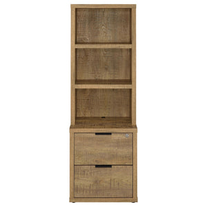 English Elm Geary Modular Three Piece Bookcase Wall Unit with Locking Drawers and Usb Charging Wood B062S01702