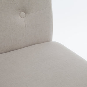 English Elm Christopher Knight Home® - KD Upholstered Dining Chair Set of 2 Natural Wood Frame Tufted Backseat 300lb Capacity Stylish Comfort 54274.00F