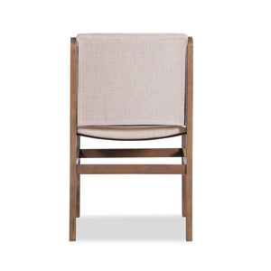 English Elm Christopher Knight Home® - Dining Chair Contemporary Upholstered Rubberwood Frame Set of 2 with Clean Lines and Cozy Seats () Walnut N771P347927W