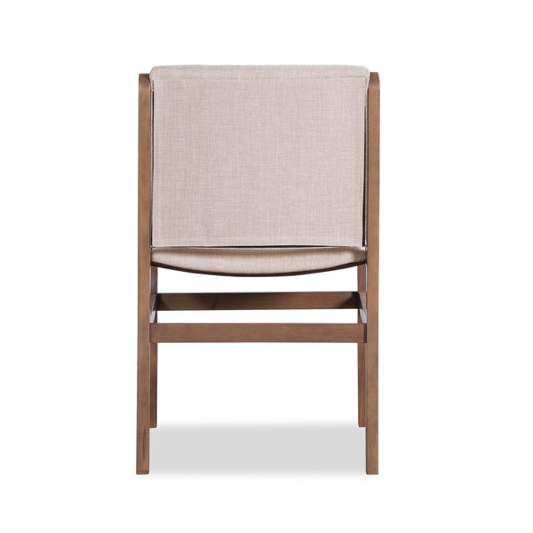 English Elm Christopher Knight Home® - Dining Chair Contemporary Upholstered Rubberwood Frame Set of 2 with Clean Lines and Cozy Seats () Walnut N771P347927W