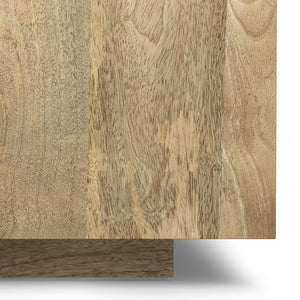 English Elm Lockhart Natural Square Coffee Table — Handcrafted Mango Wood, 30" x 30" Modern Urban Centerpiece B136P203476