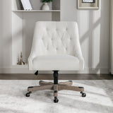 OSP Home Furnishings Tindal Office Chair White Boucle