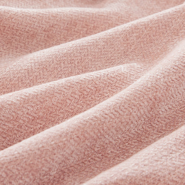 English Elm Cloud L-Shaped Sectional Couch With Ottoman, Soft Chenille Fabric, Tufted Backrest, Pink Comfort Sofa W714S01385