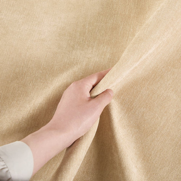 English Elm Sofa RSF Velvet Wheat Chenille with Hidden Storage, Crescent Design, Piped Edges, Modern Nordic Appeal W3041P293491