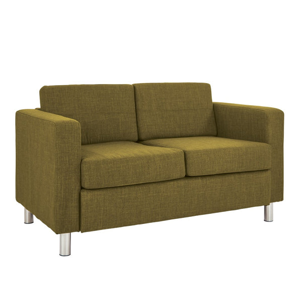 OSP Home Furnishings Pacific LoveSeat Green
