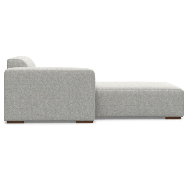 English Elm Rex Left Chaise Sofa Module - Eco-Friendly Pale Grey Fabric, Versatile Design & Ultimate Comfort B136P199241-GIGA