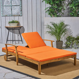 English Elm Christopher Knight Home® - Perla Double Chaise Lounge - Stylish Outdoor Seating With Adjustable Comfort & Weather-Resistant Design 63357.00ORG