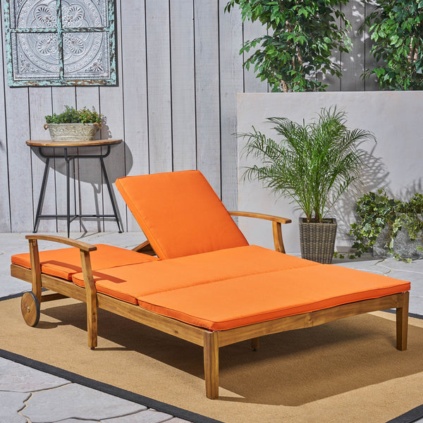 English Elm Christopher Knight Home® - Perla Double Chaise Lounge - Stylish Outdoor Seating With Adjustable Comfort & Weather-Resistant Design 63357.00ORG