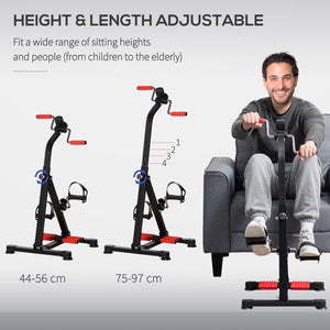 English Elm Soozier Seated Pedal Exerciser for Seniors with Lcd Tracker and Massage Rollers W2225P229251