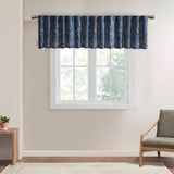 Andora Transitional Faux Silk Embroidered Window Valance