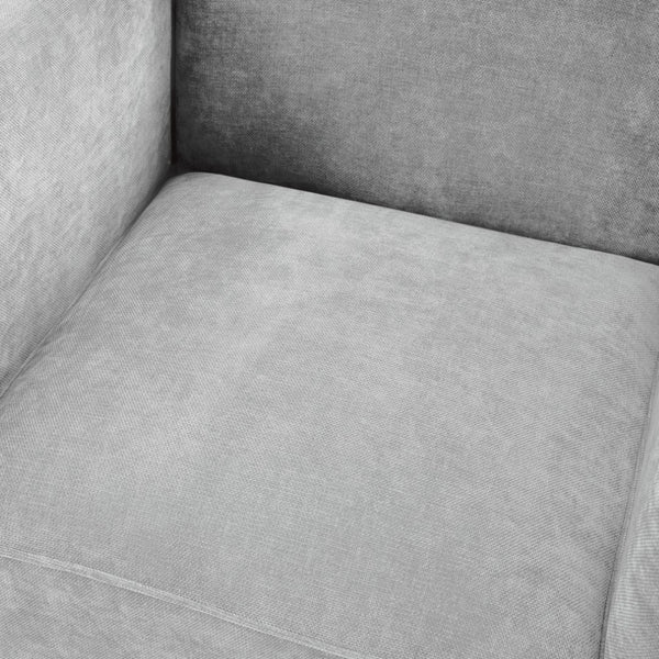 English Elm Modern Barrel Accent Chair Chenille Upholstered Wraparound Armchair for Any Room N763P336531E