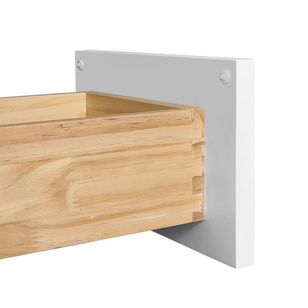 English Elm White Shaker Solid Wood Single Door Base Cabinet For Kitchen, Laundry & Bath - Adjustable Shelves! T2950P361475-GIGA