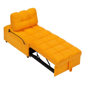 English Elm 40.20 Inch Convertible Teddy Fabric Sofa Bed Compact Sleeper for Apartment Living Room W1658P216827