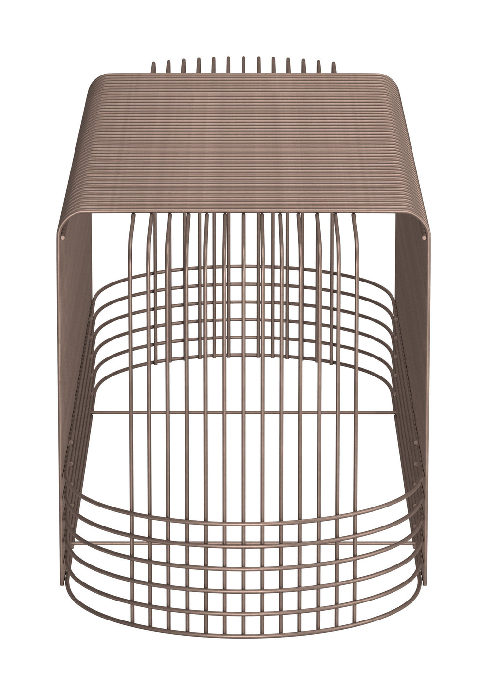 Zuo Modern Pitch Coffee Table Set - Modern Industrial Design, Durable Steel Frame, Versatile 3-piece Ensemble Bronze Steel 110323-zuo-modern