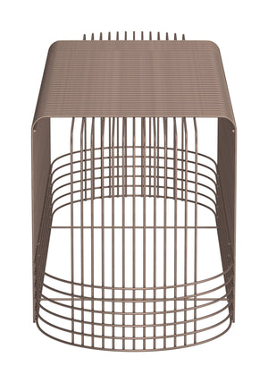 Zuo Modern Pitch Coffee Table Set - Modern Industrial Design, Durable Steel Frame, Versatile 3-piece Ensemble Bronze Steel 110323-zuo-modern