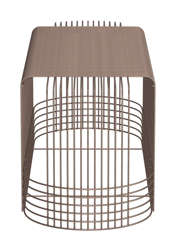 Zuo Modern Pitch Coffee Table Set - Modern Industrial Design, Durable Steel Frame, Versatile 3-piece Ensemble Bronze Steel 110323-zuo-modern