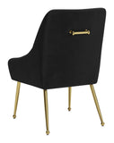 Maxine Dining Chair Black & Gold 109717 Zuo Modern