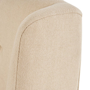 English Elm Dining Chair Set of Two Wingback Button Tufted High Back Birch Leg Upholstered 61539.00BGE