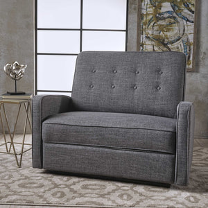 English Elm Christopher Knight Home® - 47" Wide Manual Standard Recliner with Plush Fabric Upholstery, Spacious 47" Seat, Durable Frame, Comfort Gray 61259.00GRY
