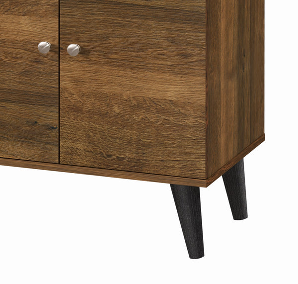 English Elm Amidon Mid-Century Modern Tv Stand For Tvs Up To 47.3" - Stylish Storage & Sleek Design In Brown B2735P297794