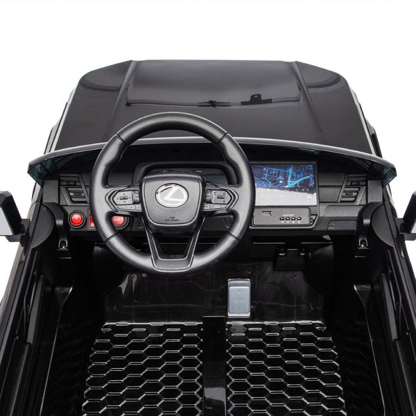 English Elm Lexus Gx550 Two Seat Kids Ride on with 24v Power Remote Control and Suspension Black W1578P416226
