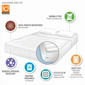 English Elm Printed Cotton Flannel Sheet Set Queen - Ultra-Soft Brushed Fabric, Deep Pocket Fitted, Cozy Warmth Pink 11.81 L x 9.84 W x 3.94 H B035P294483