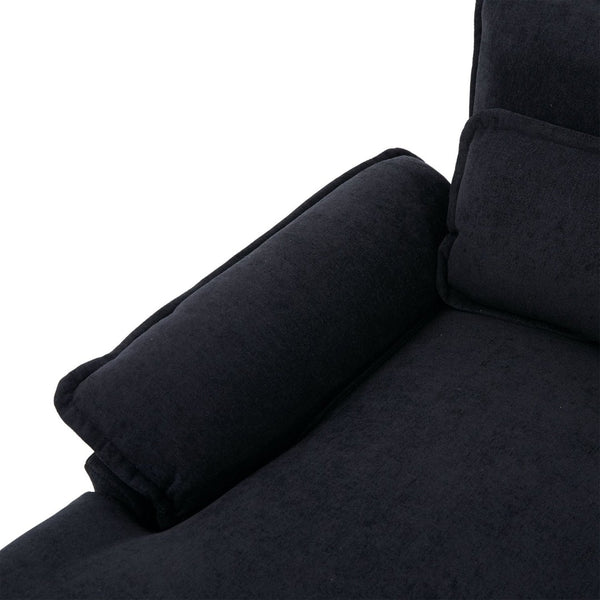 English Elm United We Win U-Shaped Cloud Couch, 110" Chenille Modular Sectional Sofa With Memory Foam & Storage W1568S00217-GIGA