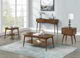 OSP Home Furnishings Copenhagen Accent Table Walnut