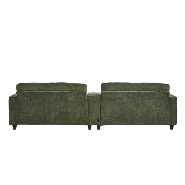 English Elm Swivel Barrel Accent Chair Chenille Tufted Round Club Seat for Living Room Lounge Green N719S002290F