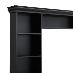 English Elm Tv Stand Mid-century Retro Cabinet with Open Shelving and Enclosed Storage for Living Room N721P379049B