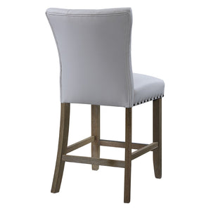 OSP Home Furnishings Preston 24" Counter Stool White Faux