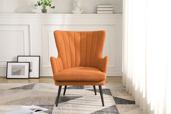 OSP Home Furnishings Jenson Chair Orange