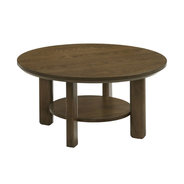 English Elm Square Engineered Wood Cocktail Table Matte Black Pedestal Base Modern Living Room B016P469766