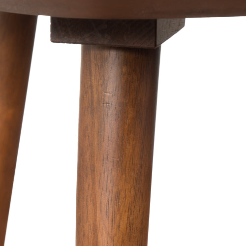 English Elm Christopher Knight Home® - End Table - Mid-Century Modern Walnut Side Table With Guitar-Pick Top & Splayed Legs For Small Spaces N771P221039T