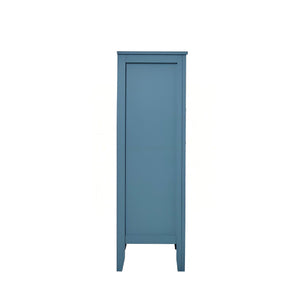 English Elm Daniel Assembled 5-Drawer Chest with English Dovetail Drawers, Metal Hardware & Solid Wood Frame Teal 51 L x 34 W x 18 H B078P400746