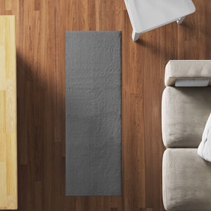 English Elm 1PC Plush 24x72 Bath Rug for Tub & Bathroom Floor - Ultra-Absorbent Polyester, Non-Slip Backing Grey 6.2 L x 24.8 W x 10.63 H B035P341132