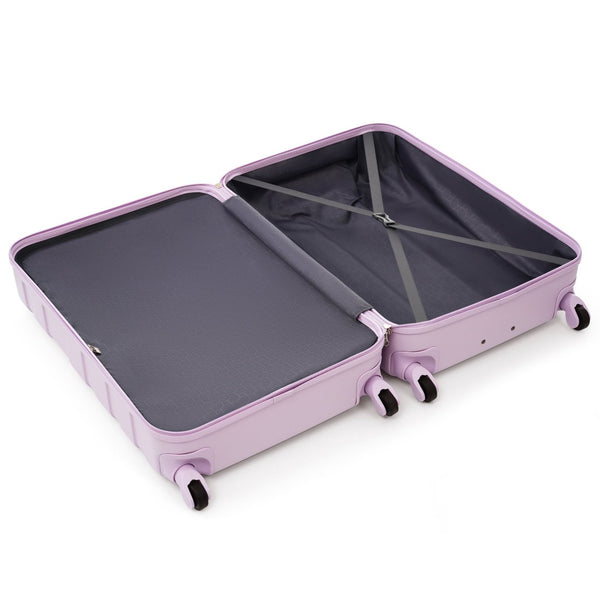 English Elm Luggage Sets 3 Piece Abs Hardshell Spinner Suitcase with Tsa Lock Lightweight Travel N726P203164B