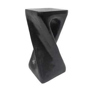 English Elm Christopher Knight Home® - Outdoor Twist Shape Side Table - Lightweight Magnesium Oxide Accent For Patio, Poolside, Or Balcony N770P291498B