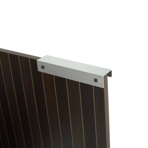 English Elm 30 Inch Silver-Brown Stripe Wall-Mounted Vanity with Mid-Edge Resin Sink, Soft-Close Doors, Ample Storage W999P204951