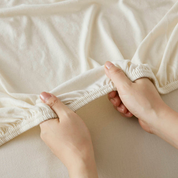 English Elm Cotton Blend Jersey Knit All Season Sheet Set For King Beds - Soft, Breathable, Cozy Comfort B035P294168