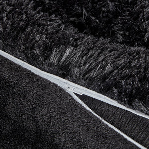 JLA Home Intelligent Design - Shaggy Faux Fur Duvet Cover Set with Hidden Zipper & Corner Ties, Plush Reverse for Cozy Luxury ID12-2039